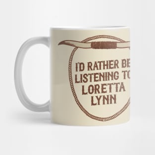 Loretta Lynn / Retro Style Country Fan Design Mug